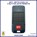 BFT Mitto COOL C4 electric swing or sliding gate remote comntrol