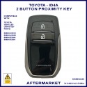 Toyota 8990H-52390 compatible 2 button ID4A smart key