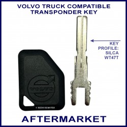 Volvo truck compatible WT47T transponder key shell