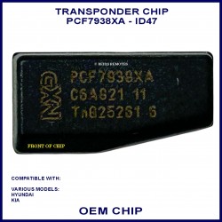 ID47 - PCF7938XA HITAG 3 Hyundai & Kia transponder chip