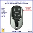 Maserati Ghibli Lavente & Quattroporte 2012 - 2023 OEM proximity remote key