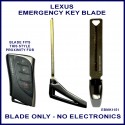 Lexus smart proximity key emergency key blade single sided