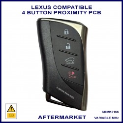 Lexus ES GX LX NX RX & UX 2018 onward compatible proximity remote fob