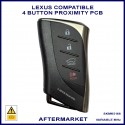 Lexus ES GX LX NX RX & UX 2018 onward compatible proximity remote fob