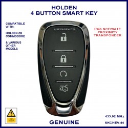Holden Commodore ZB 4 button smart proximity key NCF29A1E chip 13519148