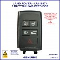 Land Rover LR116874 smart 5 button UWB proximity remote