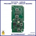 Lexus & Toyota compatible proximity key PCB DST40 or DST80