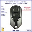 Maserati Ghibli Lavente & Quattroporte 2012 - 2023 OEM proximity remote key
