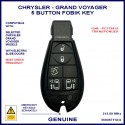 Chrysler Grand Voyager 5 button 315MHz fobik remote twist key