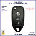 MG3 2024 onward genuine 3 button remote flip key
