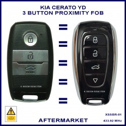KIA Cerato 2013 - 2016 3 button aftermarket proximity key 95440-A7100