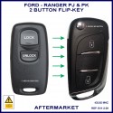 Ford Ranger PJ & PK series 2006 - 2011 2 button ID8C aftermarket flip key