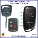 Ford Falcon BA Ute 2002-2005 2 button ID62 aftermarket flip key