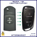 Mazda 3 BL 2009-2013 2 button D1524 SKE126-01 flip key