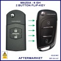 Mazda 6 GH 2008-2012 2 button D1524 SKE126-01 flip key