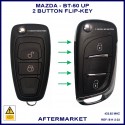 Mazda BT-50 UP 2011-15 2 button 5WK50168 AV79-15K601-AA ID63 aftermarket flip key