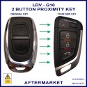 LDV G10 2015-2019 2 button aftermarket smart key remote