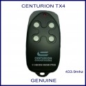 Centurion Garage Doors TX4 - black garage remote 4 white buttons