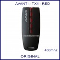 Avanti EURO TX - 4 red button garage remote