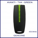 Avanti EURO TX - 4 green button garage remote control