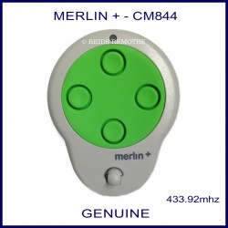 Merlin + CM844 - 4 green button garage remote
