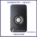 Homentry - 1 button black garage door remote control