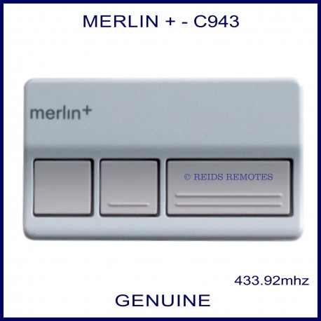 Merlin C943 - 3 button garage remote