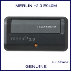 Merlin +2.0 E940M - 1 button garage remote