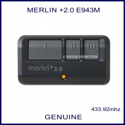 Merlin +2.0 E943M - 3 button garage remote