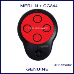 Merlin + CG844 - 4 RED button garage remote