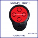 Merlin + CG844 - 4 RED button garage door remote control