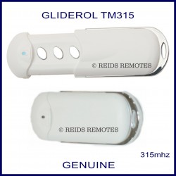 Gliderol TM315 white garage remote control