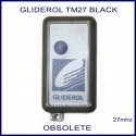 Gliderol TM27Mhz -  Black 1 button garage door remote control