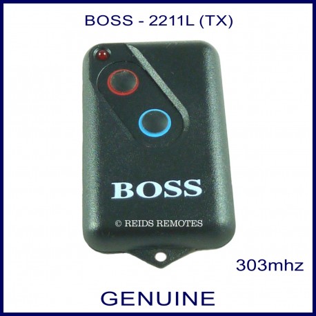 Boss HT4 2211L 303Mhz 2 button garage door remote