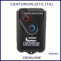 Centurion HT4 2211L 303Mhz 2 button garage door remote