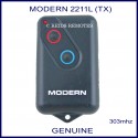 Modern HT4 2211L 303Mhz 2 button garage door remote control
