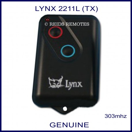 Lynx HT4 2211L 303Mhz 2 button garage door remote