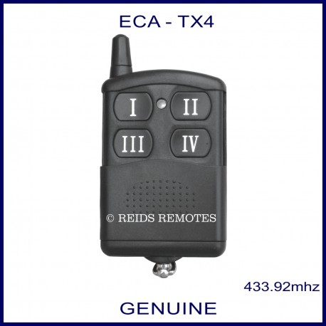 ECA TX4 - 4 channel garage and gate remote