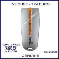 Mhouse TX4 genuine light grey gate remote control 