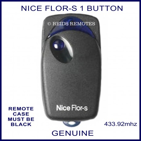 Nice Flor-s 1 button garage & gate remote