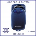 Nice FLO2 - 2 button garage door & gate remote control