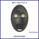 BFT Mitto 2 grey button swing or sliding gate remote control