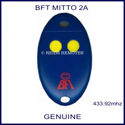 BFT Mitto 2 yellow button blue oval gate remote 