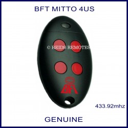 BFT Mitto 4 gate remote red buttons