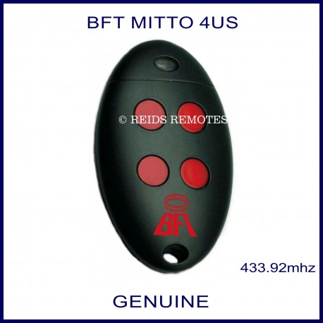 BFT Mitto 4 gate remote red buttons