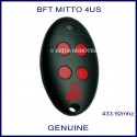 BFT Mitto 4 red button swing or sliding gate remote control