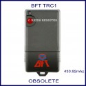 BFT TRC1 red button silver grey swing or sliding gate remote control