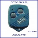 Ditec BIX LS2 grey button navy blue gate remote control