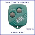Ditec BIX LP2 grey button green gate remote control