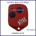 Ditec BIX LP2 grey button red swing or sliding gate remote control